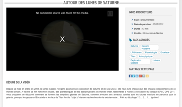 Autour des lunes de Saturne