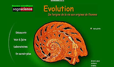 Evolution. De l'origine de la vie aux origines de l'homme (dossier CNRS/sagascience)