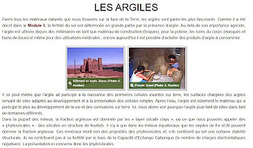 Les argiles