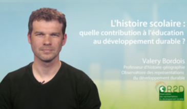 L'histoire scolaire : quelle contribution à l'éducation au développement durable ?