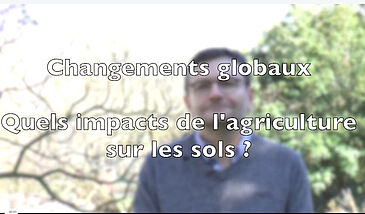 Changements globaux – Quels impacts de l’agriculture sur les sols ?