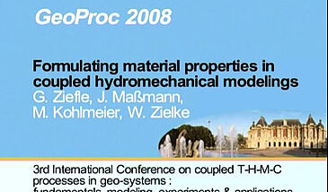 Formulating material properties in coupled hydromechanical modelling