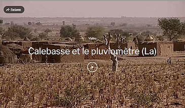 La calebasse et le pluviomètre