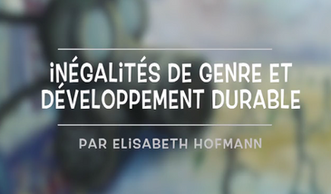 Inégalité de genre et développement durable