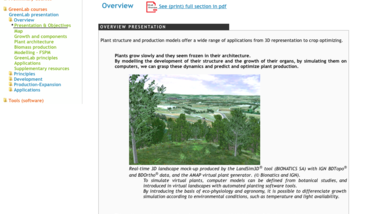 GreenLab model overview