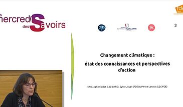 Changement climatique - État des connaissances et perspectives d'actions