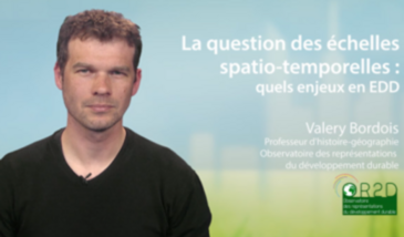 La question des échelles spatio-temporelles : quels enjeux en EDD