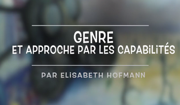 Genre et approche par les capabilités