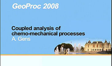 Coupled analysis of chemo-mechanical processes