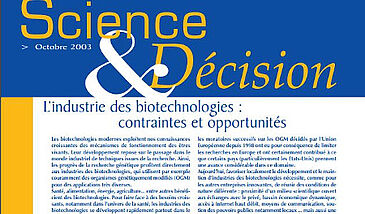 L'industrie des biotechnologies