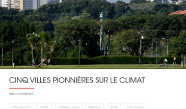 Cinq villes pionnières sur le climat