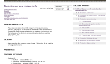 Protection par voie contractuelle