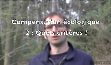 Compensation écologique - Quels critères d'application ?