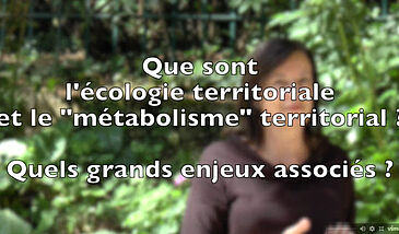 Que sont l’écologie territoriale et le métabolisme territorial ? Quels grands enjeux ?