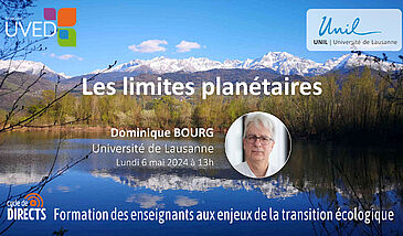 Formation des enseignants du supérieur sur le thème des limites planétaires