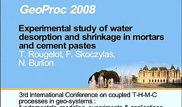 Experimental study of water desorption and shrinkage in mortars and cement pastes