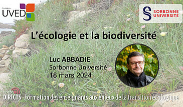 Formation des enseignants du supérieur sur le thème de l'écologie et de la biodiversité