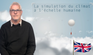 Climate simulation at human scale