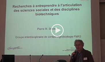 Recherches à entreprendre à l'articulation des sciences sociales et des disciplines biotechniques