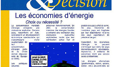 Les économies d'énergie