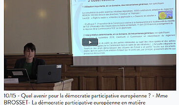 La démocratie participative européenne en matière d'environnement est-elle exemplaire ?