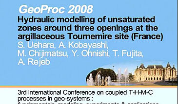 Hydraulic modelling of unsaturated zones around three openings at the argillaceous Tournemire site (France)