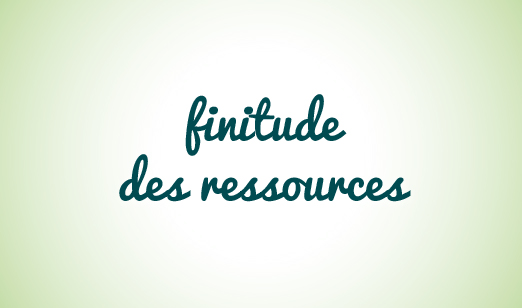 Finitude des ressources