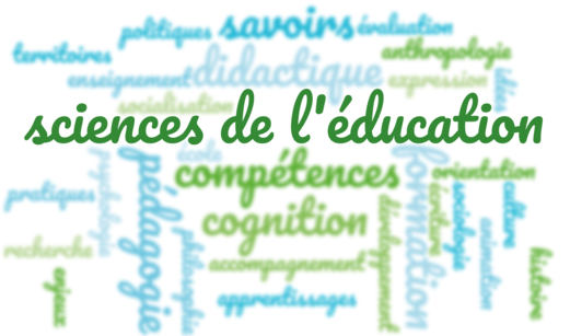 Sciences de l'éducation